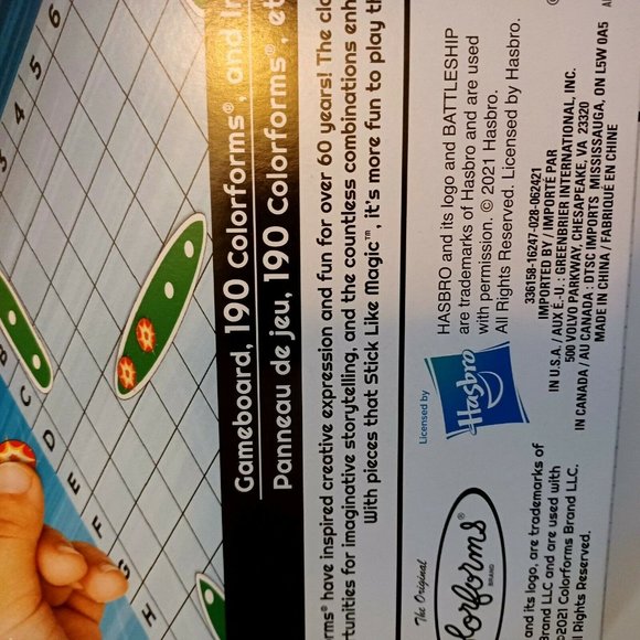 NEW Colorforms Hasbro Battleship Game 1 Set -Picture Toy That Sticks - Picture 11 of 13